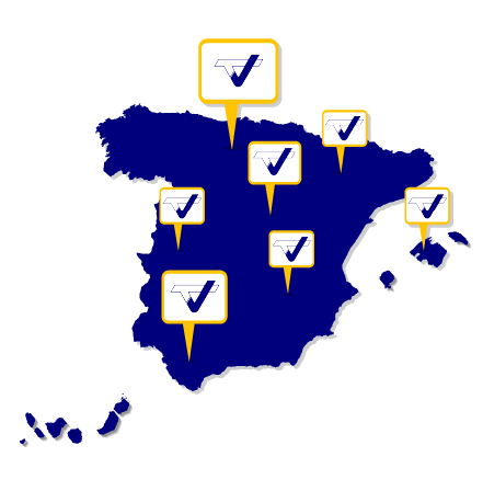Mapa de expansión de la red de Top Ventana.